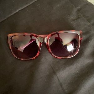 Maroon Jessica Simpson Sunglasses